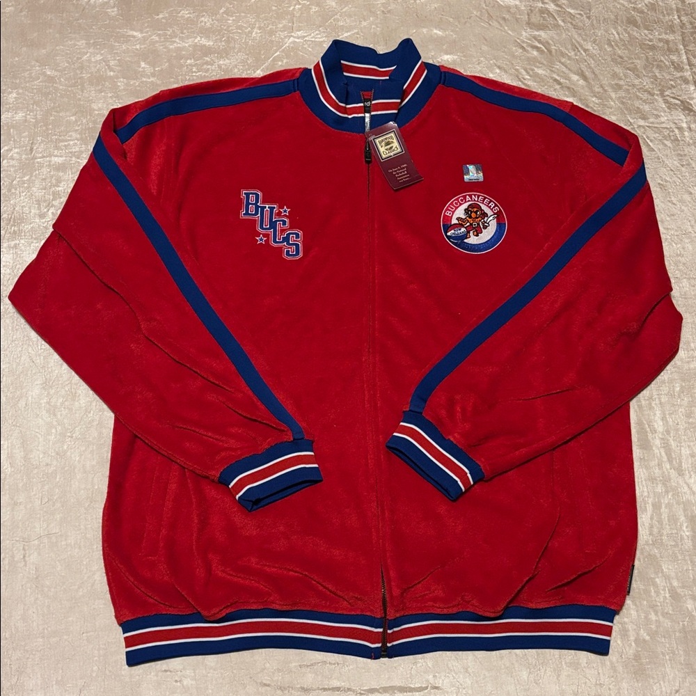 New Orleans Buccaneers Terrycloth Jacket ABA Basketball Reebok Hardwood